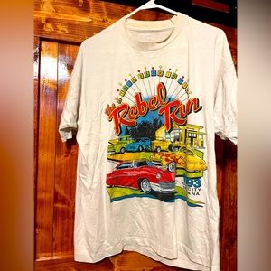 White vintage tee bought while thrifting a couple years ago!